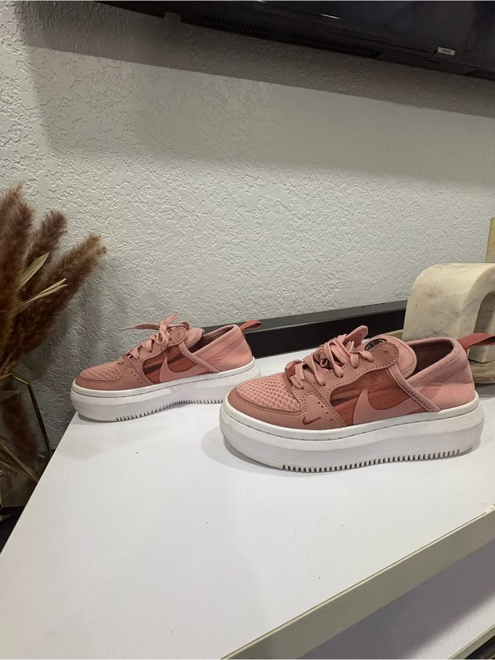 Nike Women's Rose Pink Low-Top Sneakers